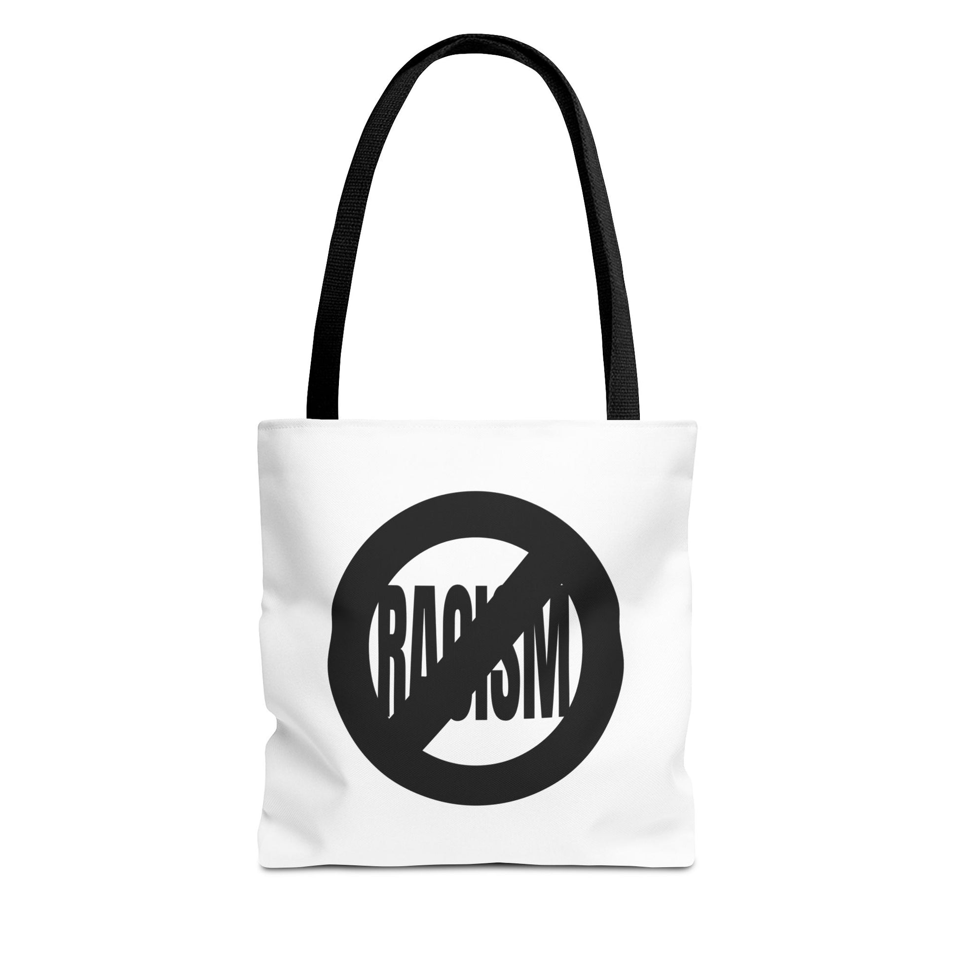 No Racism Tote Bag Black Handle