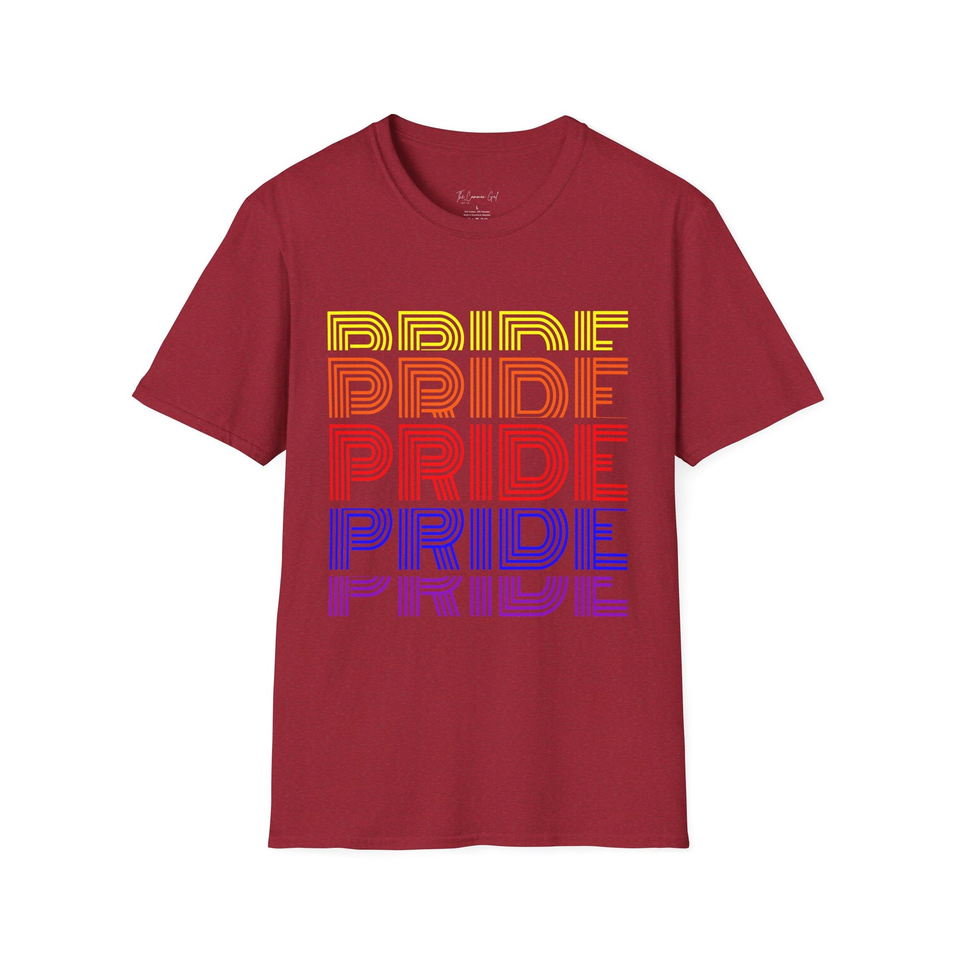 Pride T-Shirt Antique Cherry Red
