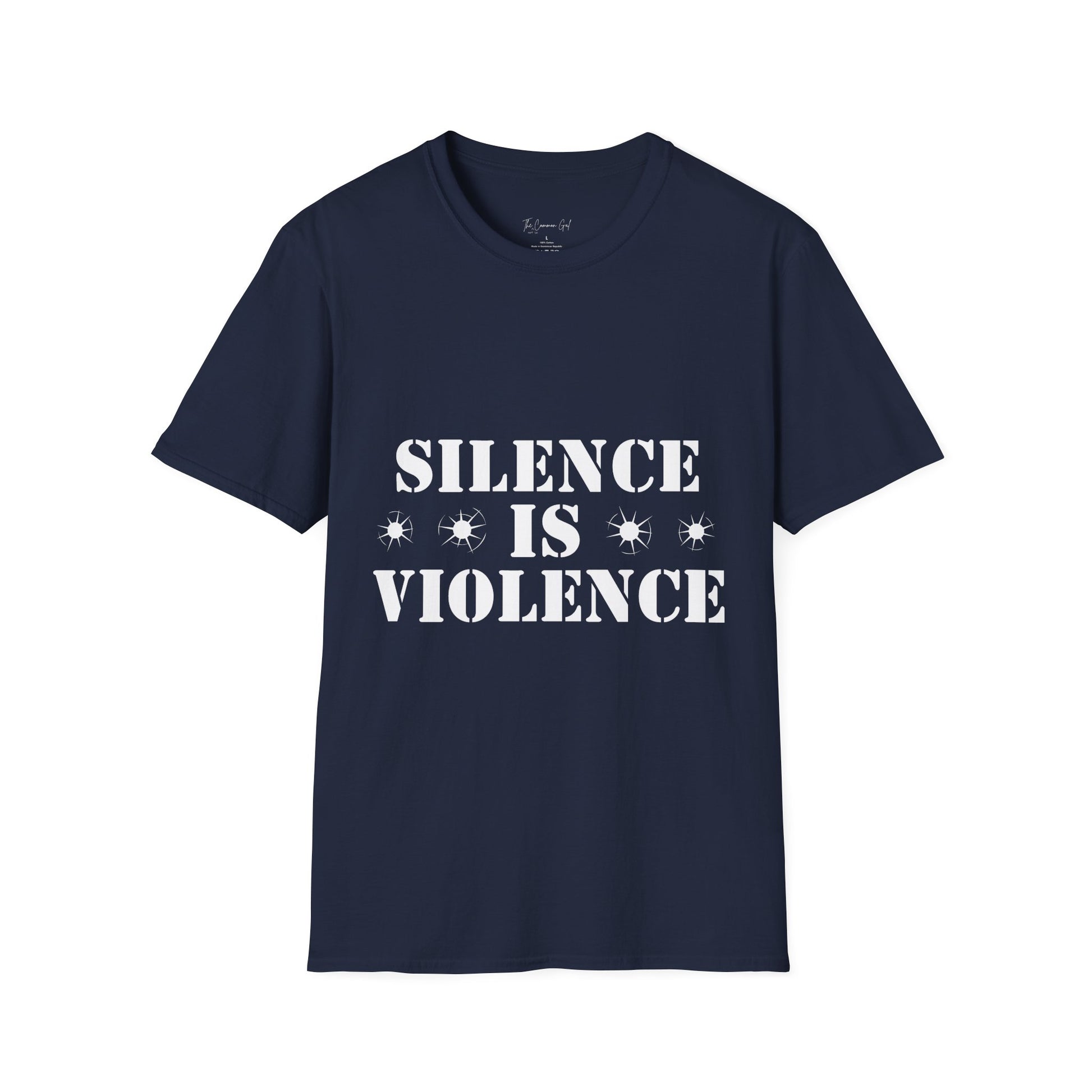 Silence is Violence T-Shirt Navy