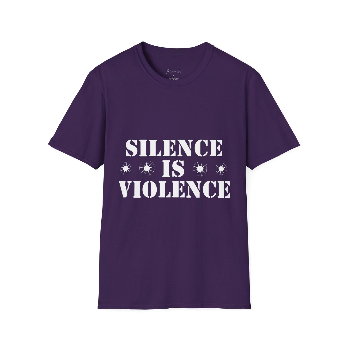 Silence is Violence T-Shirt Purple
