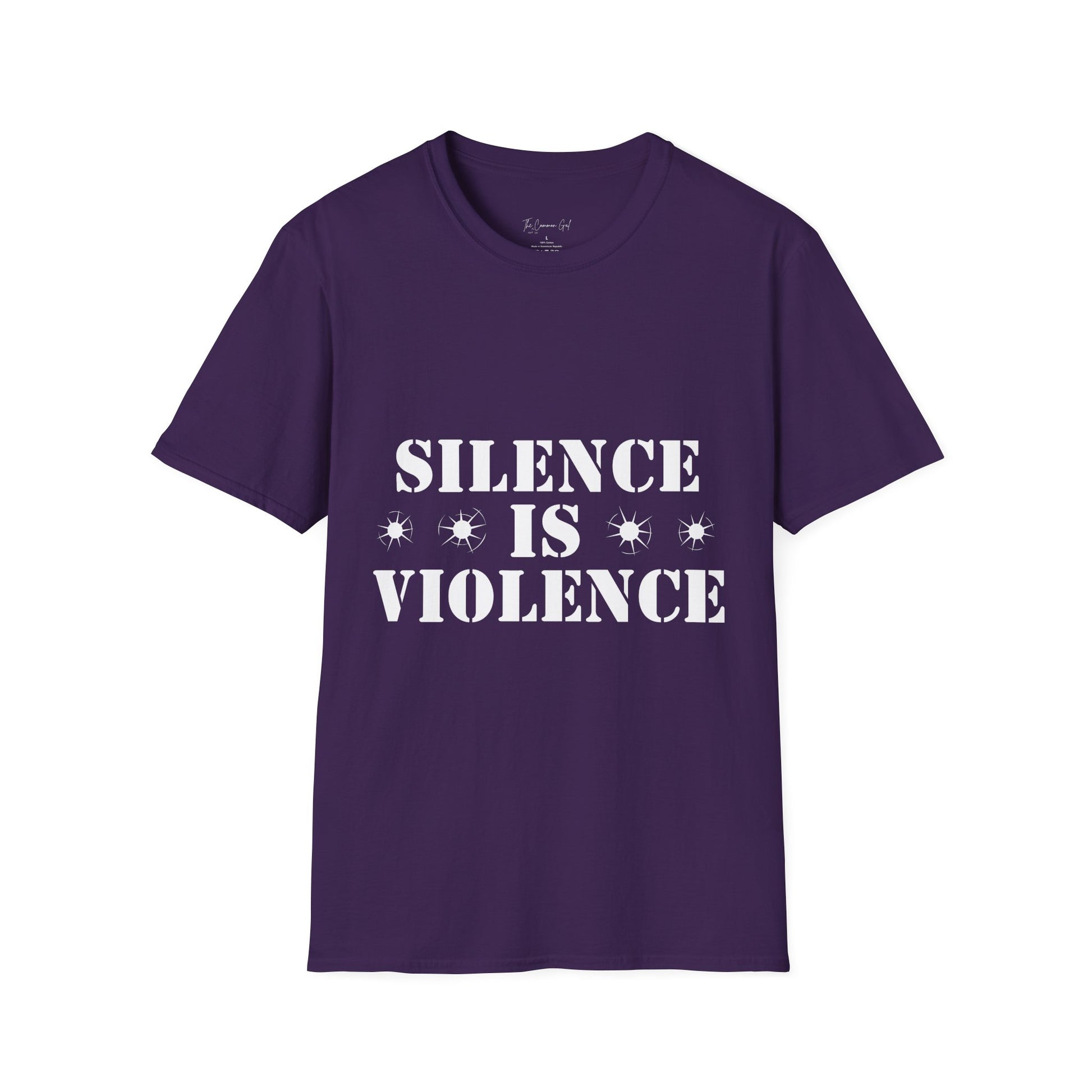 Silence is Violence T-Shirt Purple