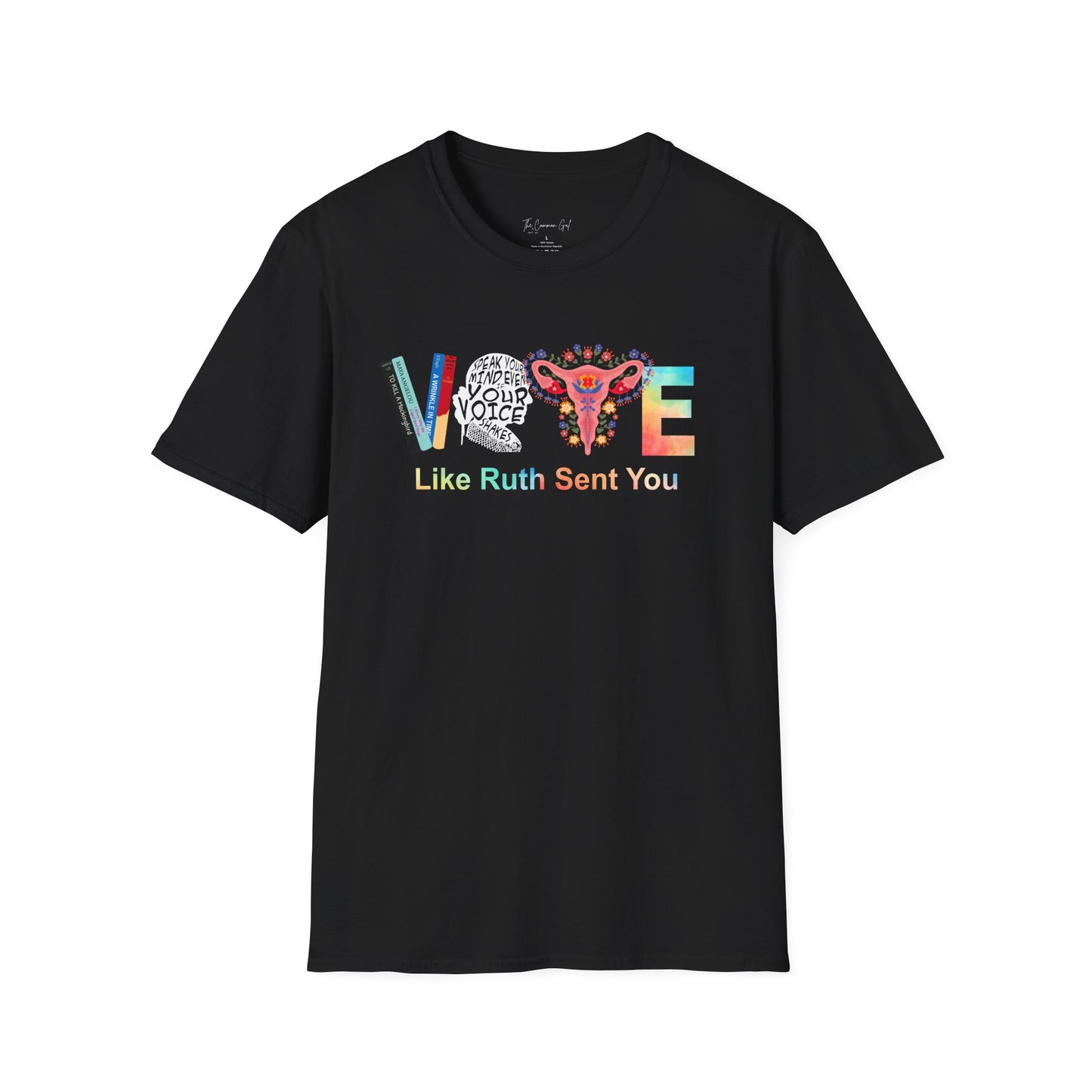 Vote Like Ruth Sent You T-Shirt Black