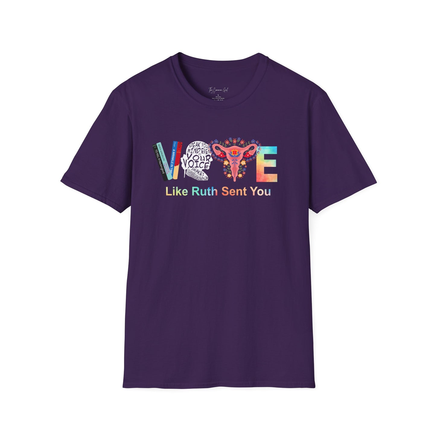 Vote Like Ruth Sent You T-Shirt Purple