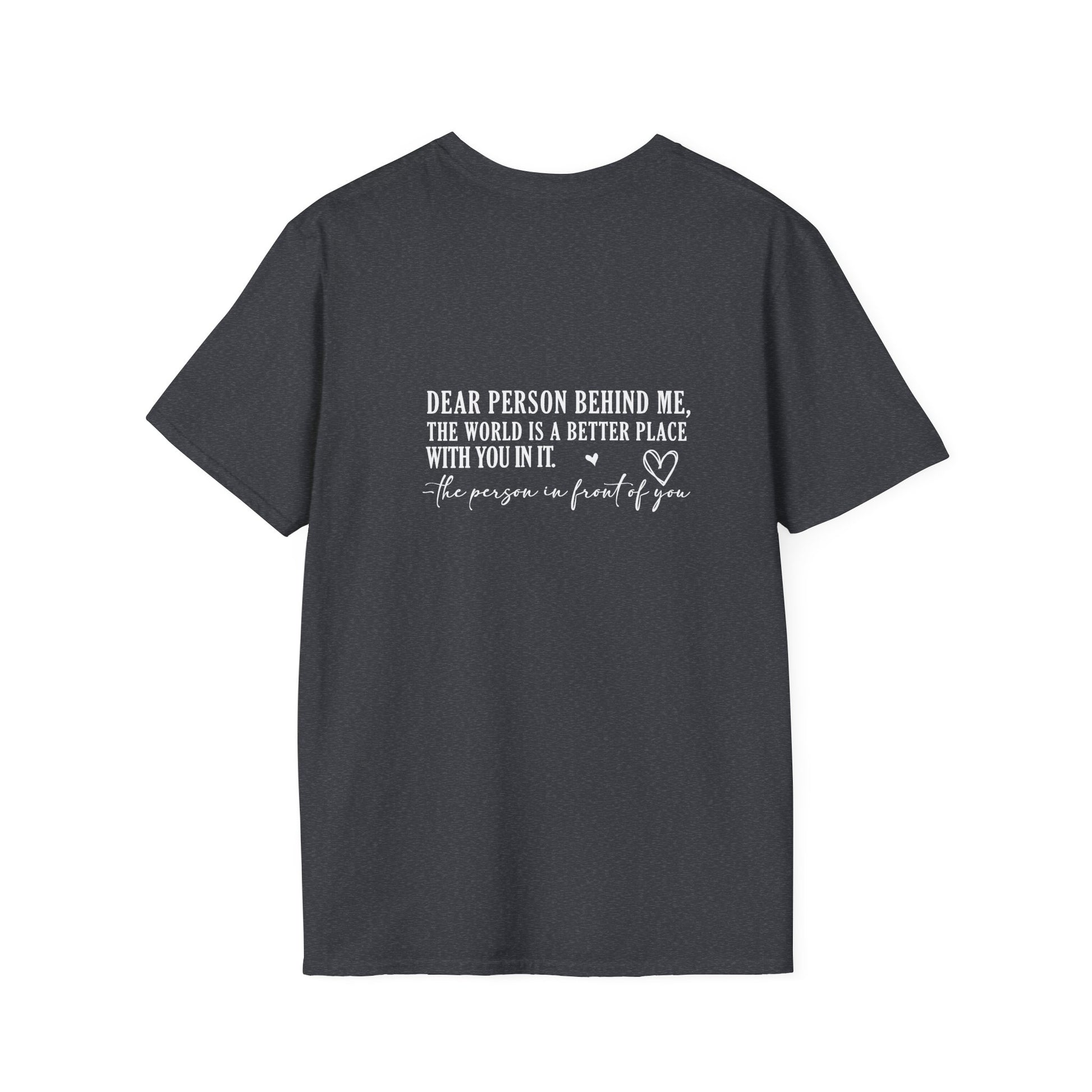 You Are Enough T-Shirt Dark Heather Grey