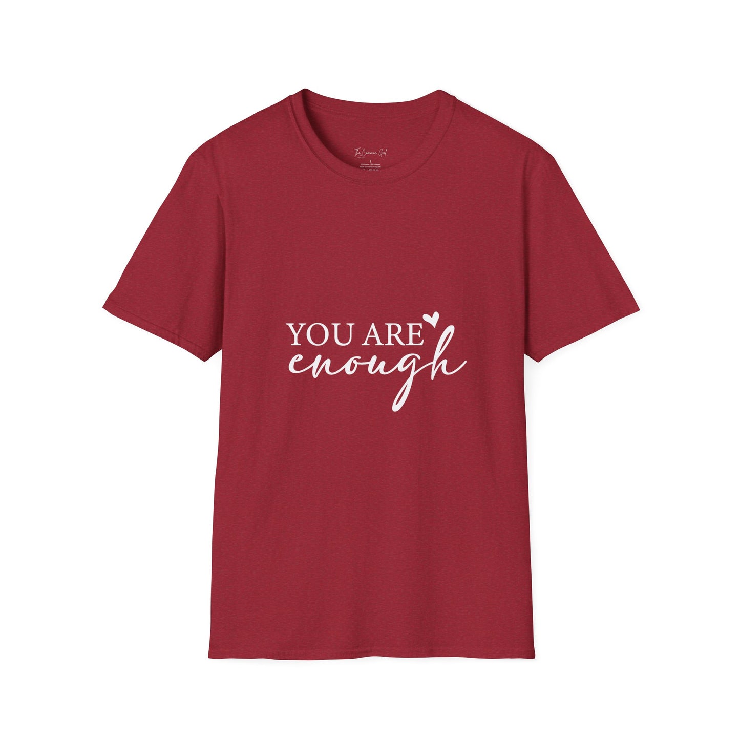 You Are Enough T-Shirt Antique Cherry Red
