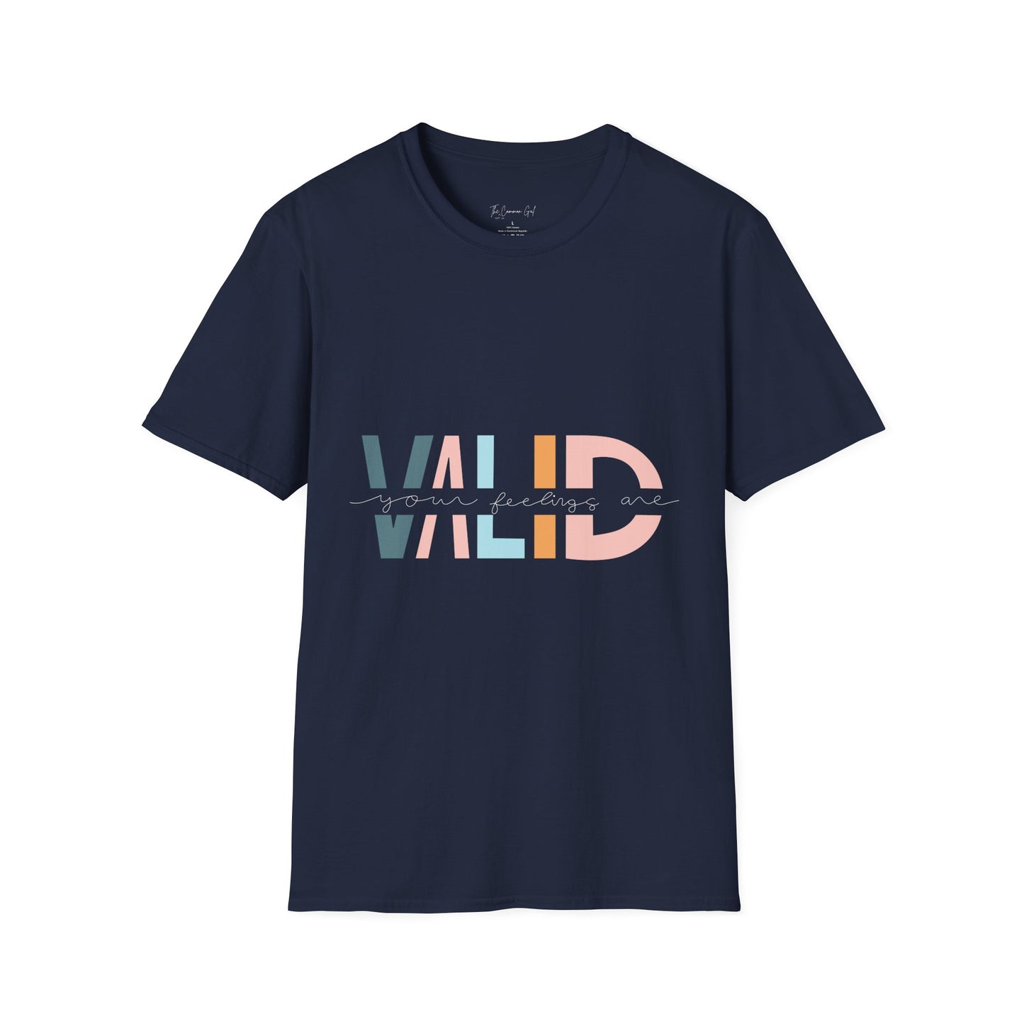 Your Feelings Are Valid T-Shirt Navy