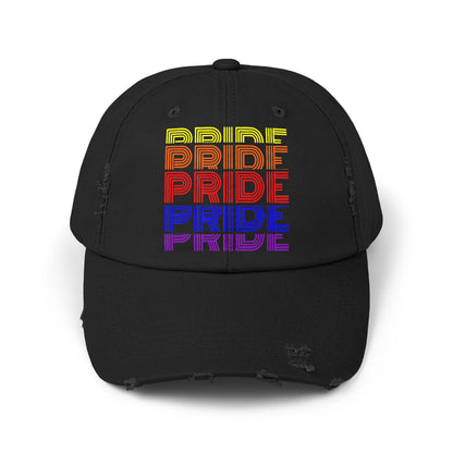 Pride Unisex Distressed Cap