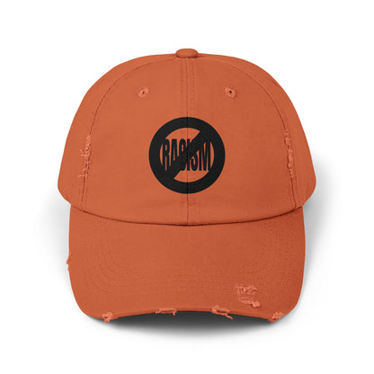No Racism Unisex Distressed Cap