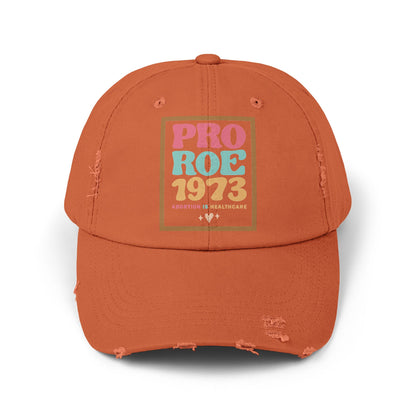 Pro Roe 1973 Unisex Distressed Cap