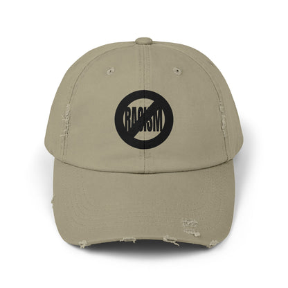 No Racism Unisex Distressed Cap