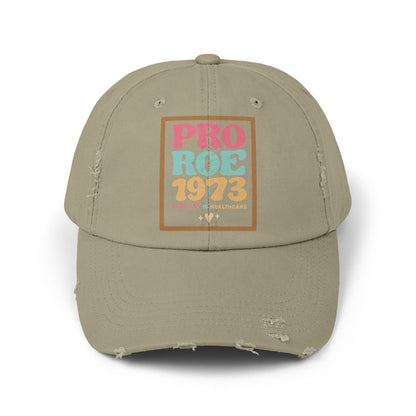 Pro Roe 1973 Unisex Distressed Cap
