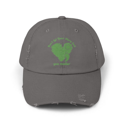 Don't Let Your Story End; You Matter Unisex Distressed Cap
