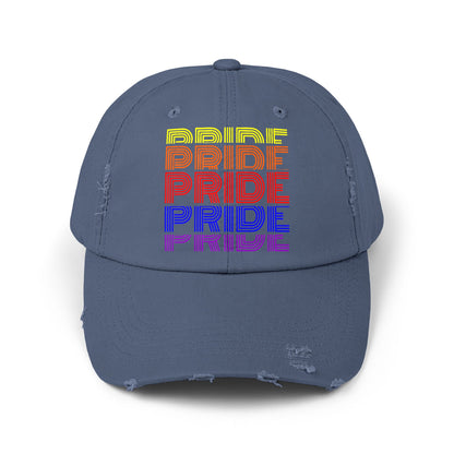 Pride Unisex Distressed Cap
