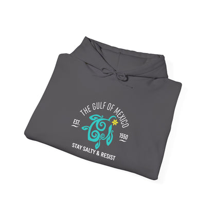 Stay Salty & Resist Unisex Hooded Sweatshirt