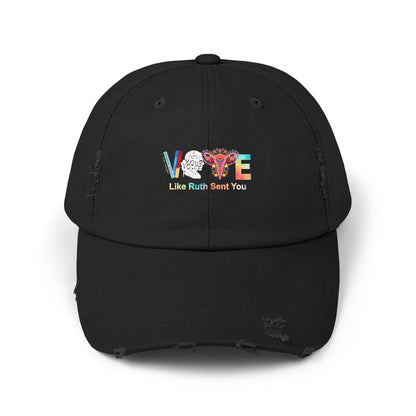 Vote Like Ruth Sent You Unisex Distressed Cap