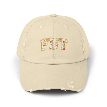 FDT Unisex Distressed Cap