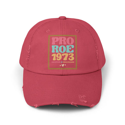 Pro Roe 1973 Unisex Distressed Cap