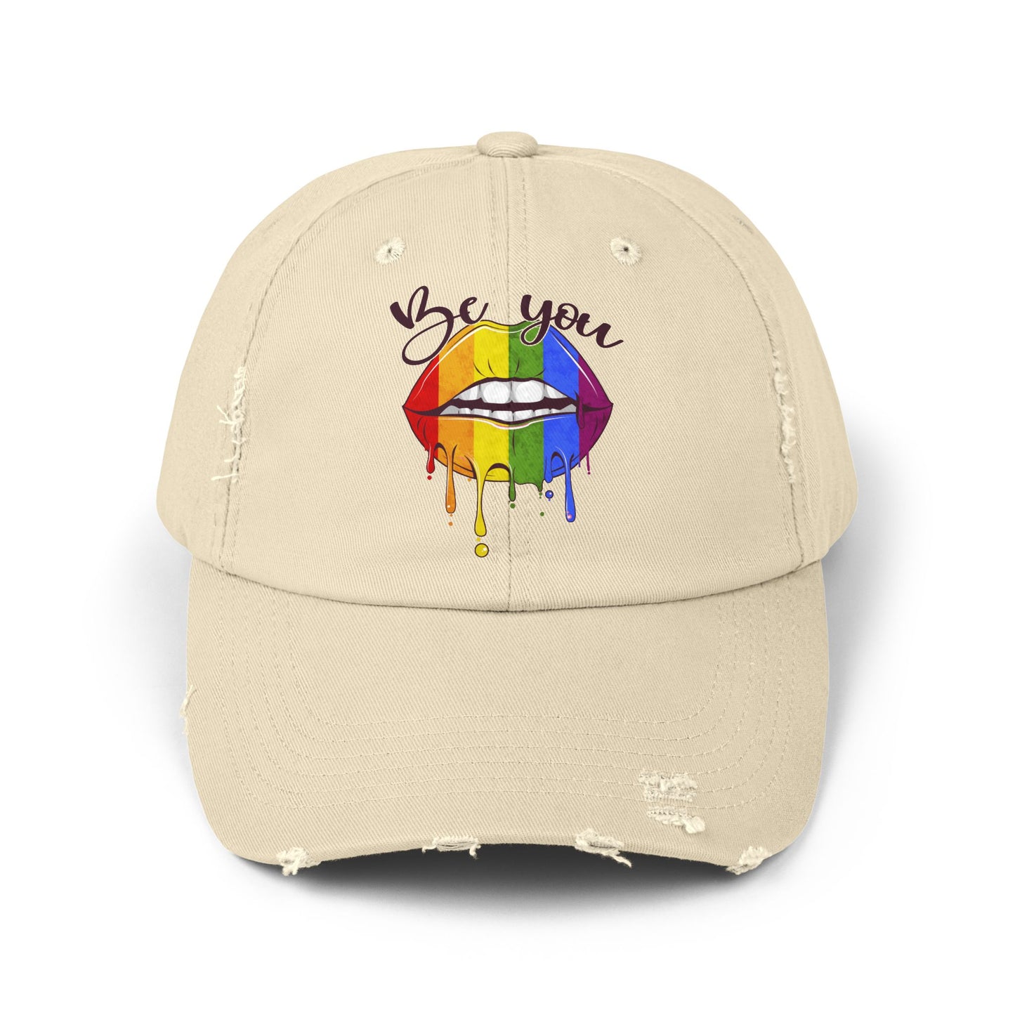 Be You Unisex Distressed Cap