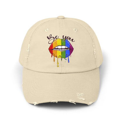 Be You Unisex Distressed Cap