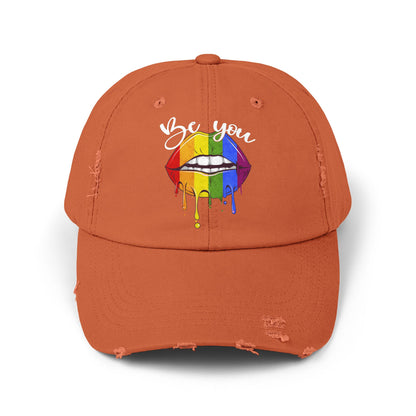Be You Unisex Distressed Cap