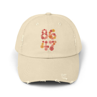 8647 Unisex Distressed Cap
