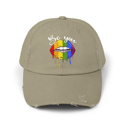 Be You Unisex Distressed Cap