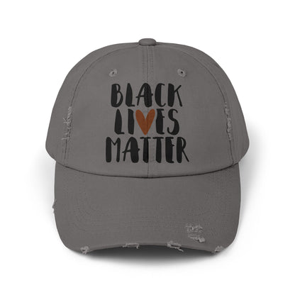 Black Lives Matter Unisex Distressed Cap