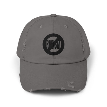 No Racism Unisex Distressed Cap