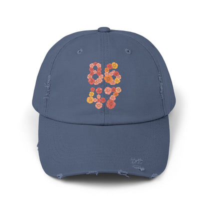 8647 Unisex Distressed Cap
