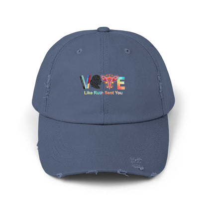 Vote Like Ruth Sent You Unisex Distressed Cap