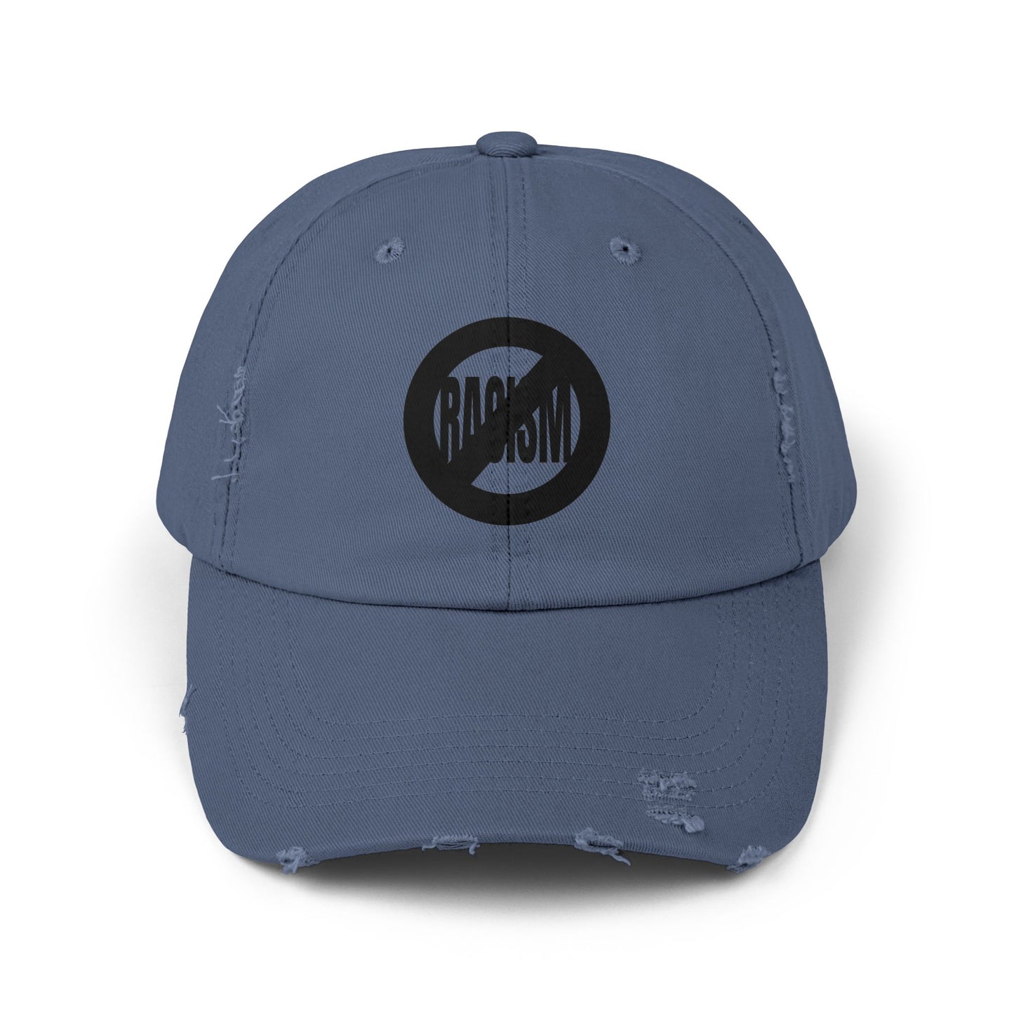 No Racism Unisex Distressed Cap