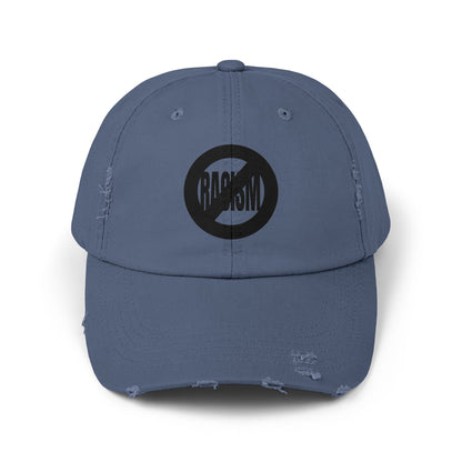 No Racism Unisex Distressed Cap
