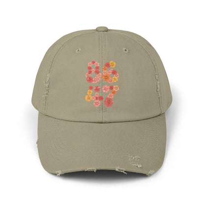 8647 Unisex Distressed Cap