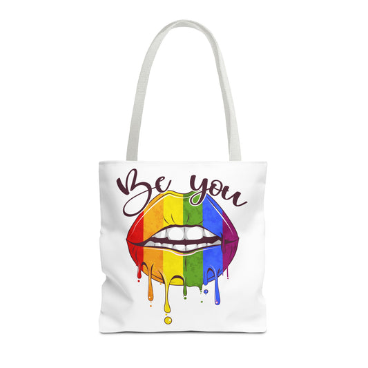 Be You Tote Bag White Handle