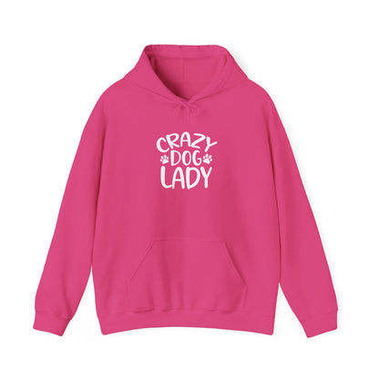 Crazy Dog Lady Hooded Sweatshirt Heliconia