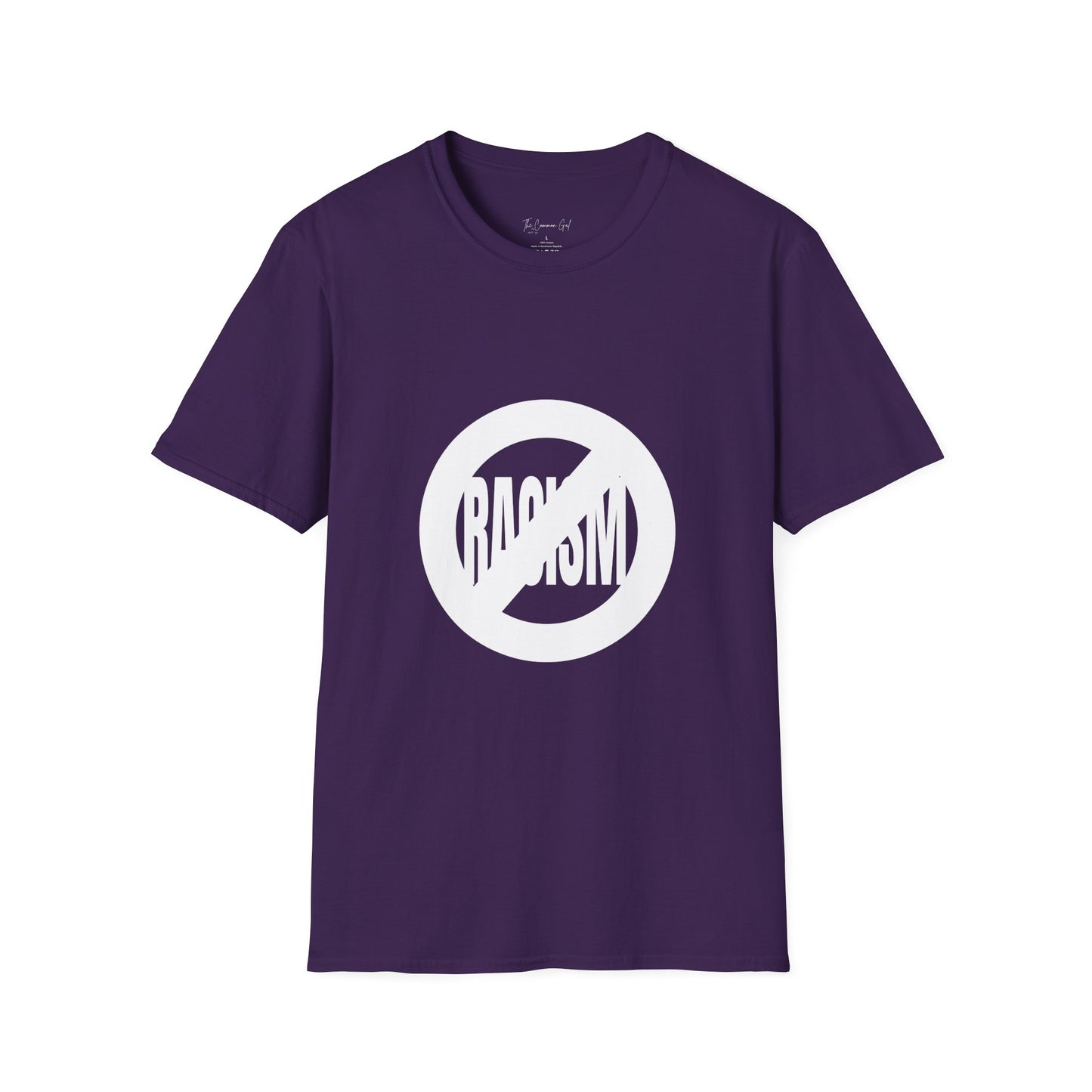 No Racism T-Shirt Purple